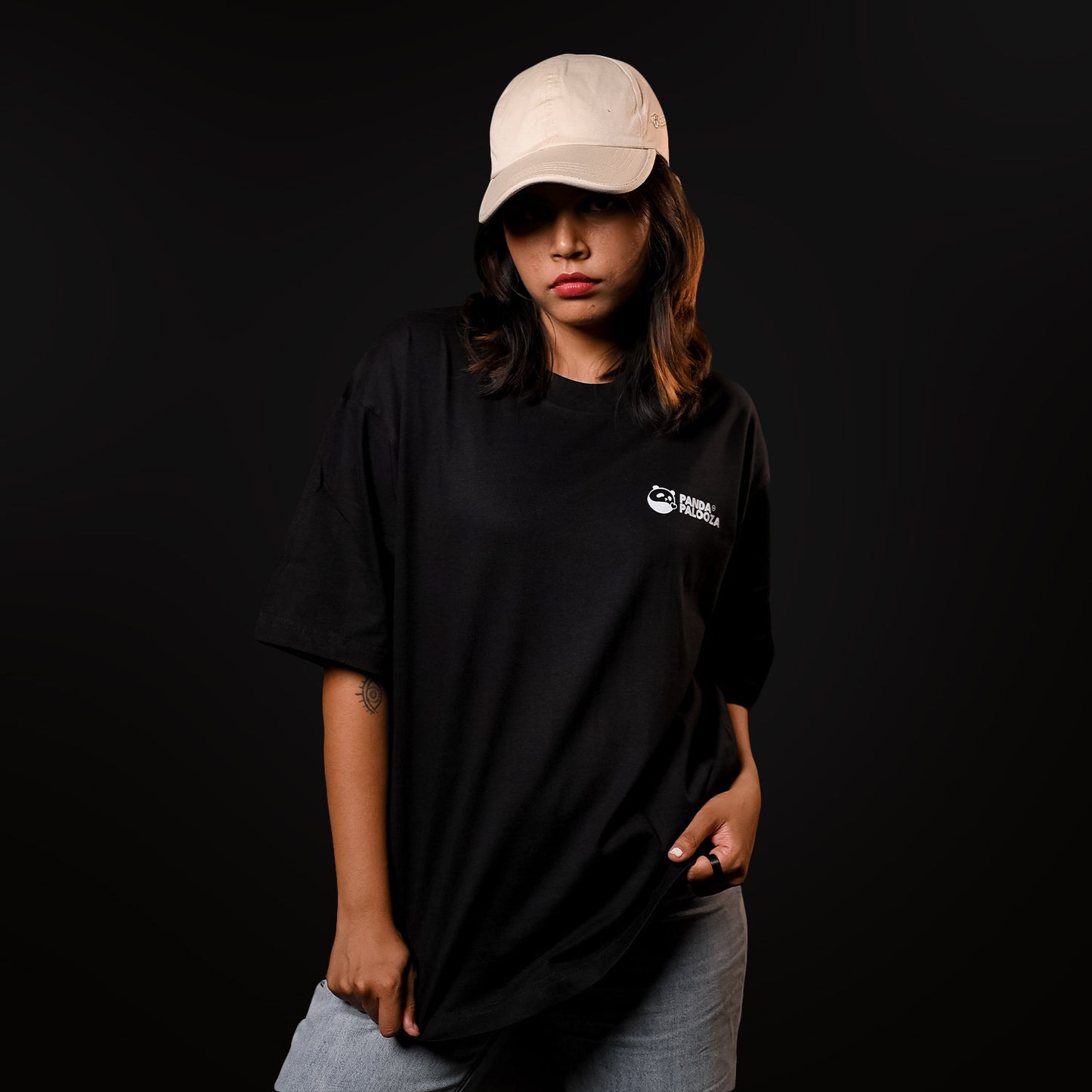 Palooza Basics: Black Heavyweight Oversized T-shirt | Artwear