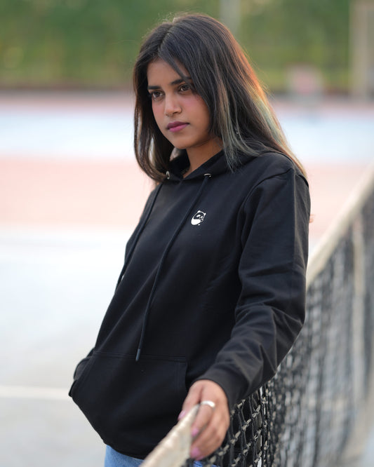 Palooza Basics - Deep Black Pullover Unisex Hoodie