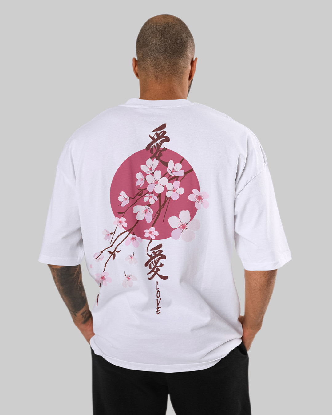 Blossom Oversized White T-shirt | Artwear
