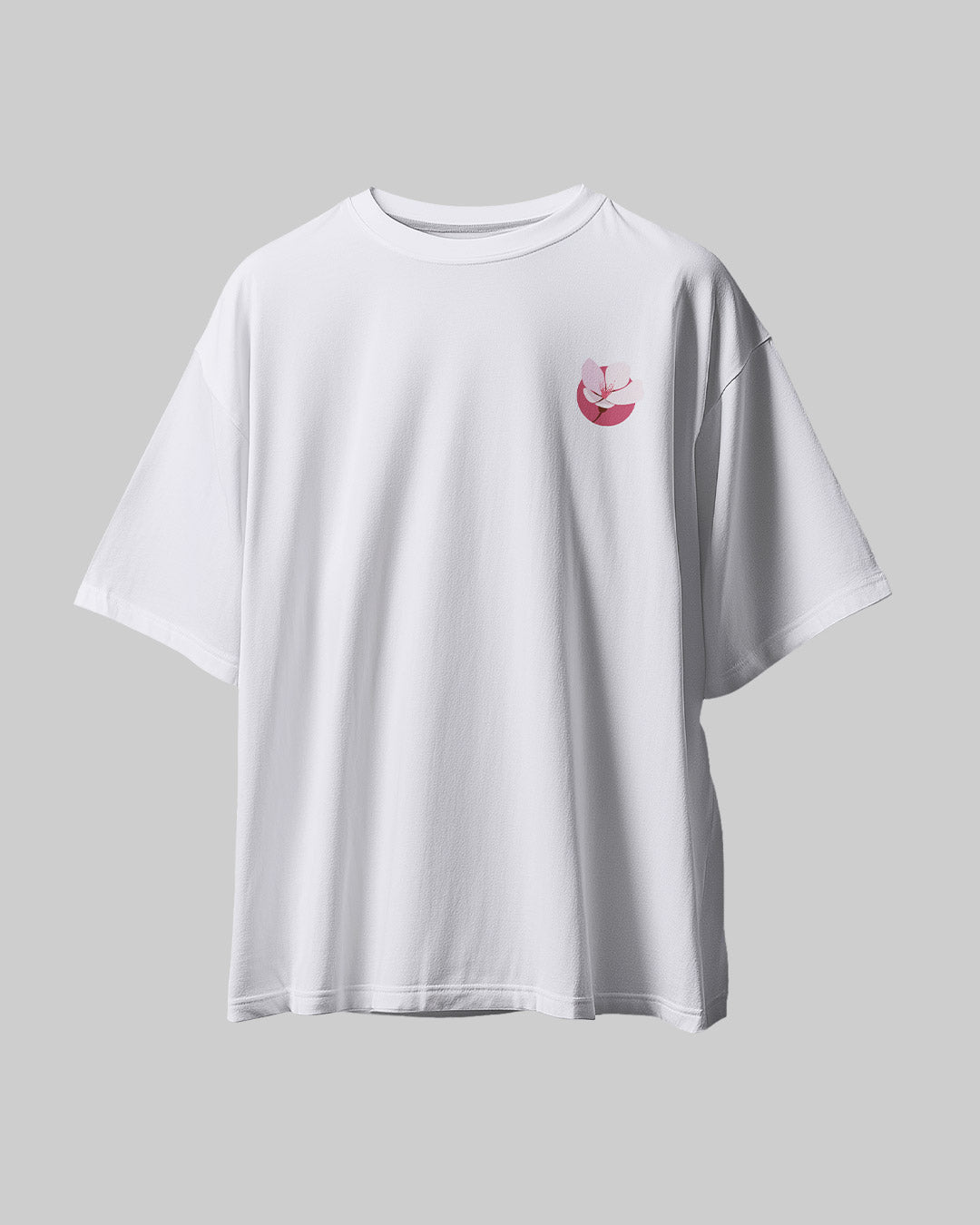 Blossom Oversized White T-shirt | Artwear