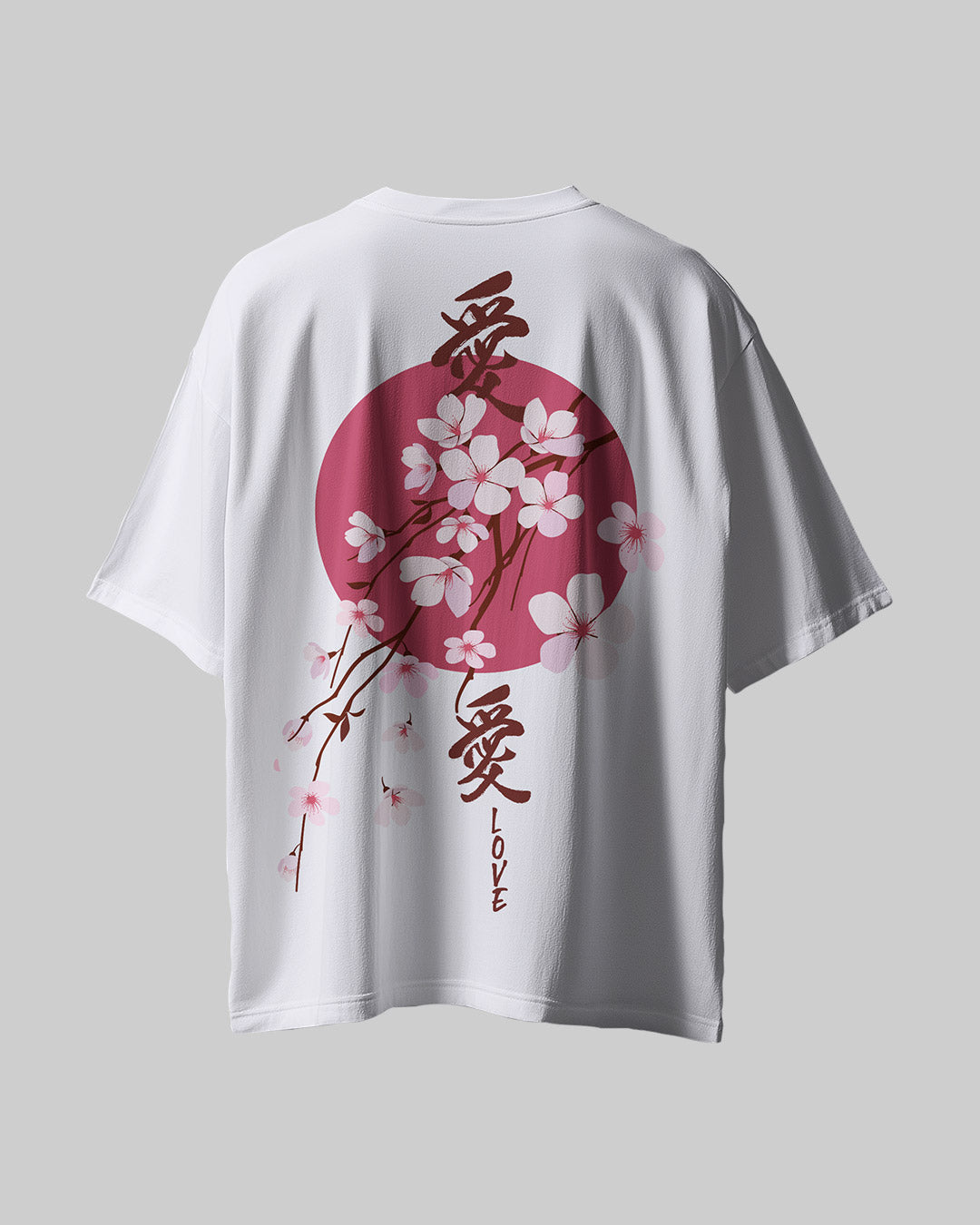 Blossom Oversized White T-shirt | Artwear