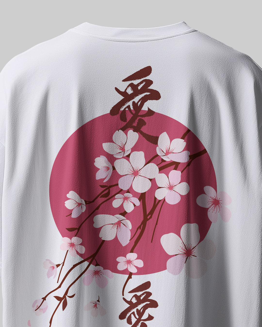Blossom Oversized White T-shirt | Artwear