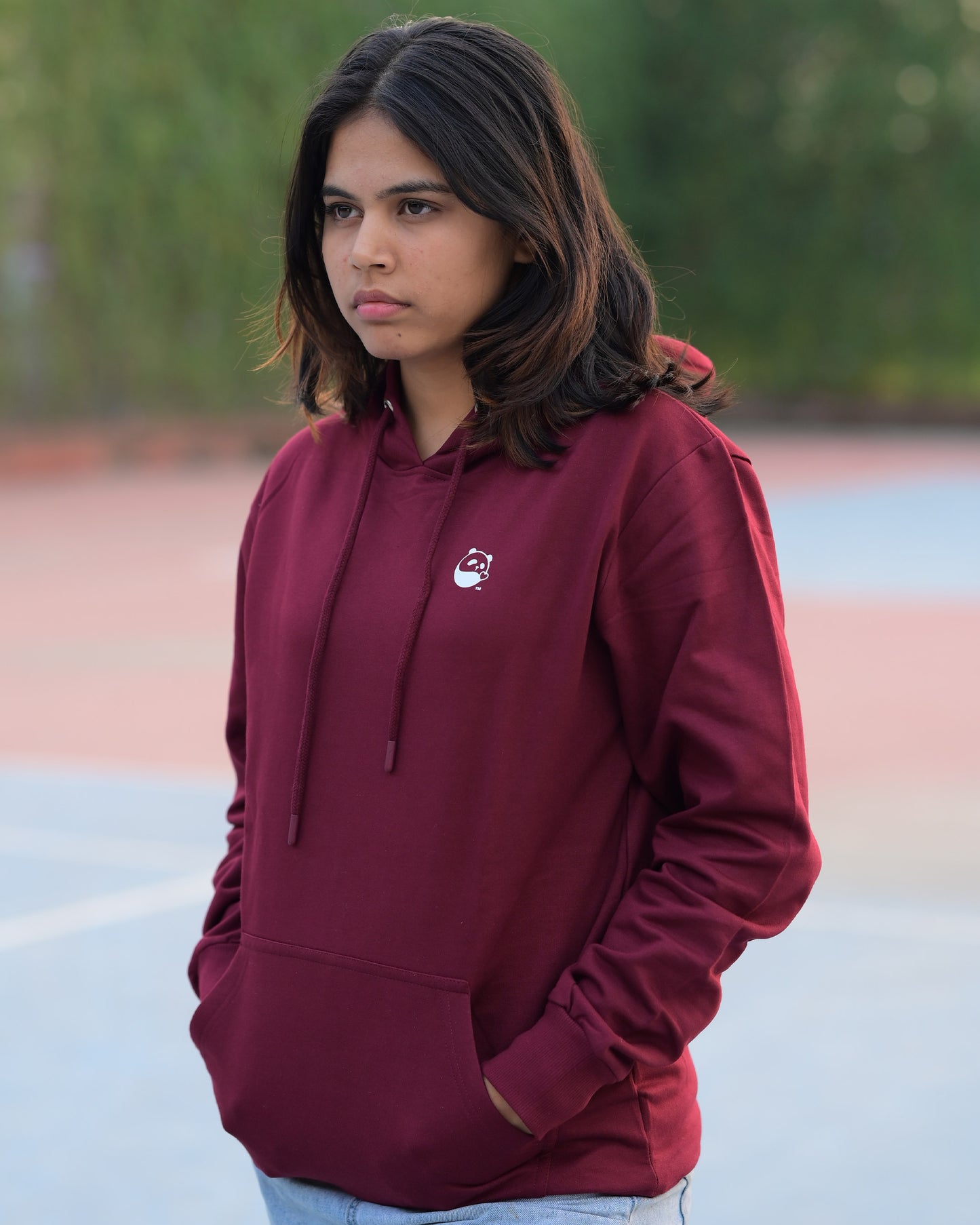 Palooza Basics - Maroon Pullover Unisex Hoodie