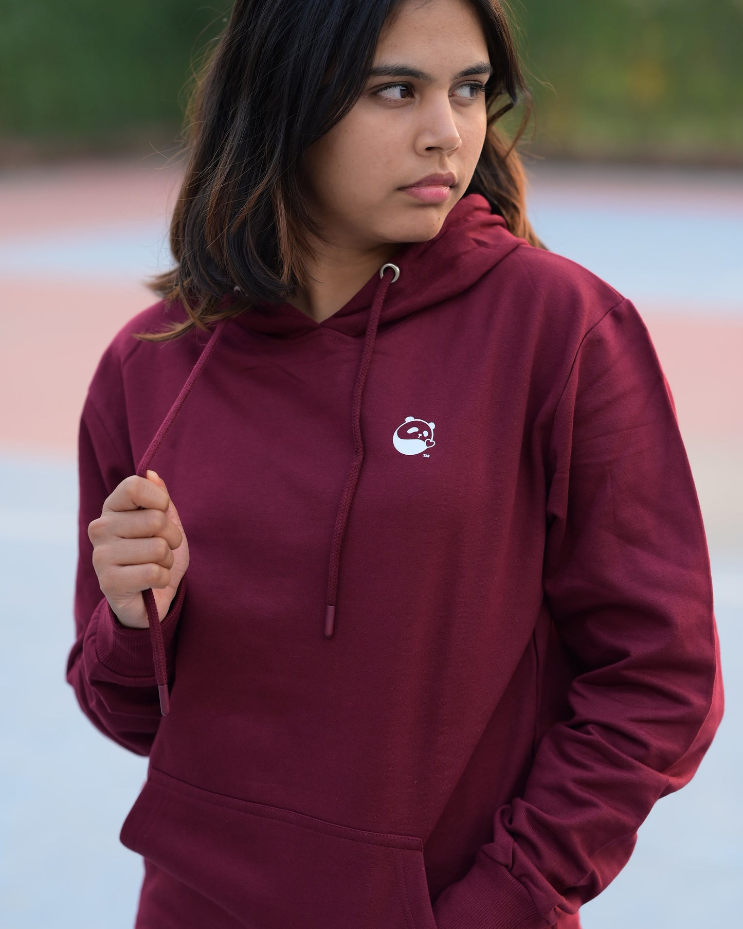 Palooza Basics - Maroon Pullover Unisex Hoodie