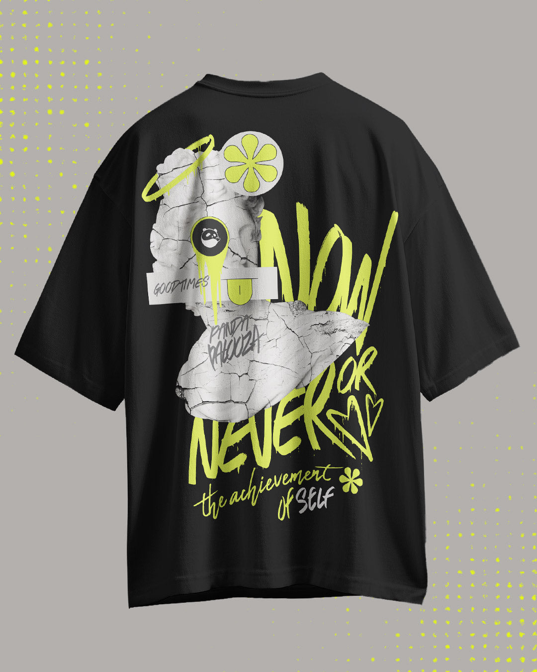 Now or Never Oversized T-shirt | Artwear