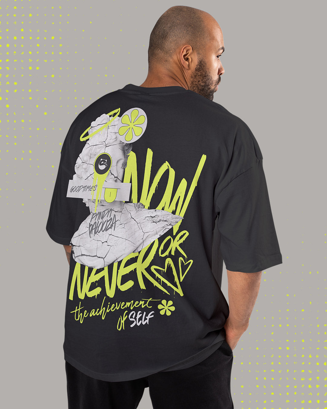Now or Never Oversized T-shirt | Artwear