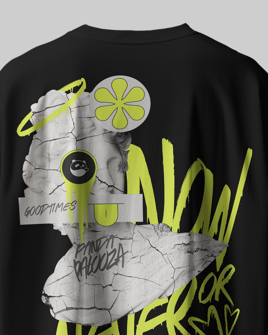 Now or Never Oversized T-shirt | Artwear