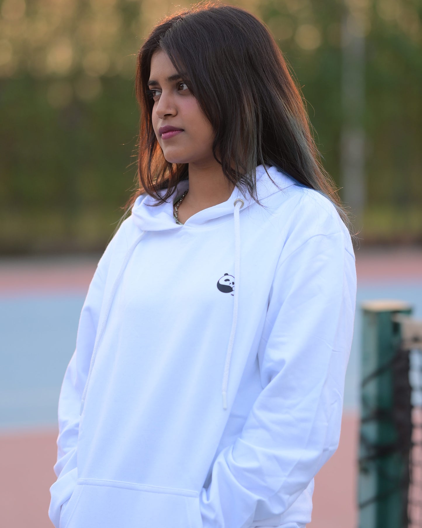 Palooza Basics - Swan White Pullover Unisex Hoodie