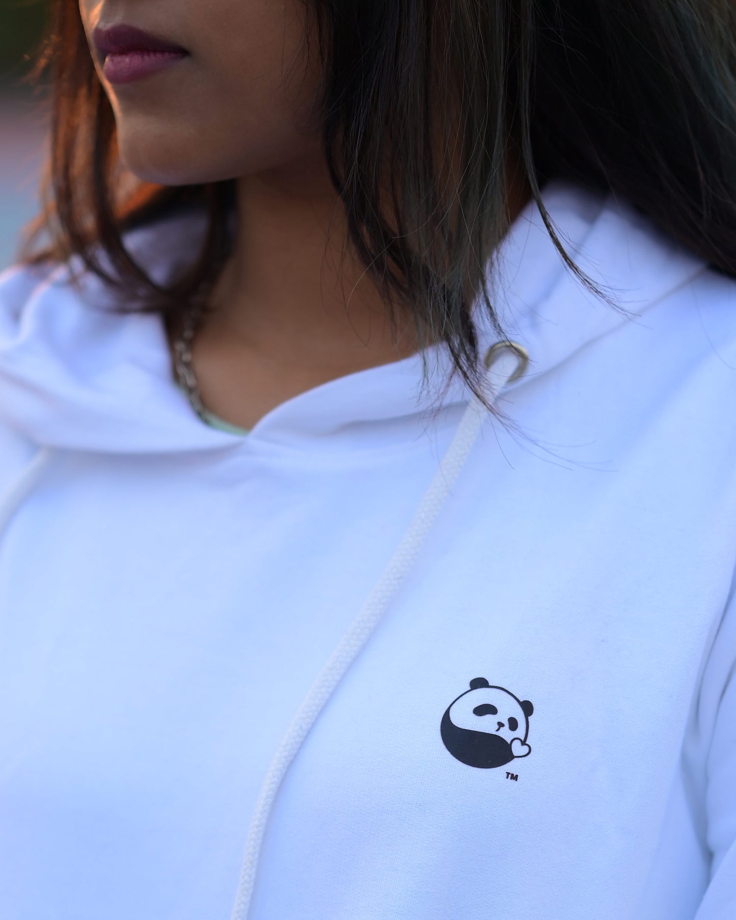 Palooza Basics - Swan White Pullover Unisex Hoodie